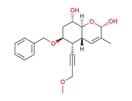 (4aβ,5α,6β,8α,8aα)-4a,5,6,7,8,8a-hexahydro-5-(3-methoxy-1-propynyl)-3-methyl-6-(phenylmethoxy)-2H-1-benzopyran-2,8-diol