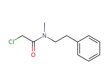 Molecular Structure of 13230-84-7 (Acetamide, 2-chloro-N-methyl-N-(2-phenylethyl)-)