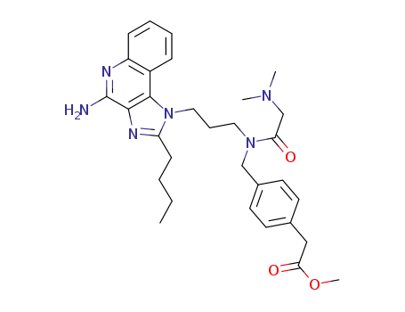 methyl 2-(4-((N-(3-(4-amino-2-butyl-1H-imidazo[4,5-c]quinolin-1-yl)propyl)-2-(dimethylamino)acetamido)methyl)phenyl)acetate