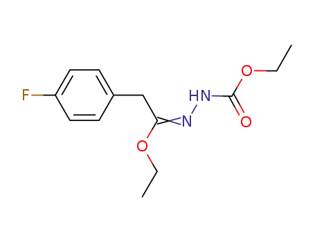 ethyl p-fluorophenylacetate ethoxycarbonyl hydrazone