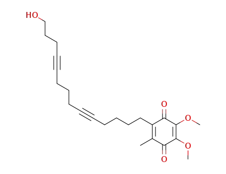2-(14-Hydroxy-tetradeca-5,10-diynyl)-5,6-dimethoxy-3-methyl-[1,4]benzoquinone