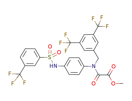 C<sub>25</sub>H<sub>17</sub>F<sub>9</sub>N<sub>2</sub>O<sub>5</sub>S