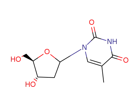 Molecular Structure of 137121-87-0 (α/β-D-thymidine)