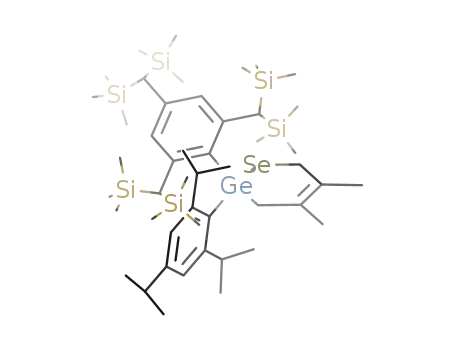 2-[2,4,6-tris[bis(trimethylsilyl)methyl]phenyl]-2-(2,4,6-triisopropylphenyl)-4,5-dimethyl-1-selena-2-germacyclohex-4-ene