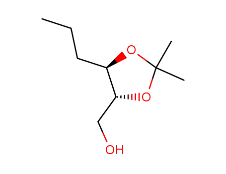 (4R,5R)-(2,2-dimethyl-5-propyl-1,3-dioxolan-4-yl)methanol