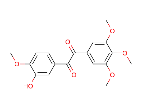 1-(3-hydroxy-4-methoxy-phenyl)-2-(3,4,5-trimethoxy-phenyl)-ethane-1,2-dione