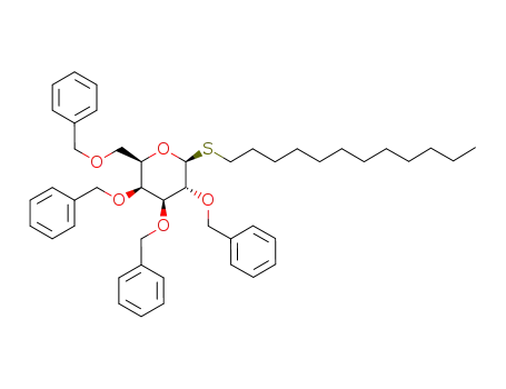 dodecyl 2,3,4,6-tetra-O-benzyl-1-thio-β-D-galactopyranoside