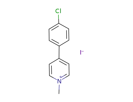 Pyridinium, 4-(4-chlorophenyl)-1-methyl-, iodide