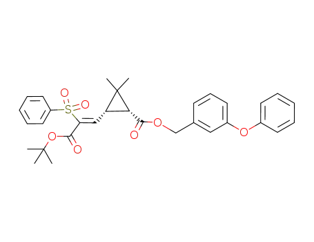 <1R,1α,3α(Z)>-(3-Phenoxyphenyl)methyl 2,2-Dimethyl-3-<3-tert-butoxy-2-(phenylsulfonyl)-3-oxo-1-propenyl>cyclopropanecarboxylate