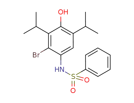 3-bromo-2,6-diisopropyl-4-(phenylsulfonylamino)phenol