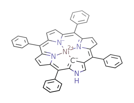 Molecular Structure of 177841-46-2 ((5,10,15,20-tetraphenyl-2-aza-21-carbaporphyrinato)nickel(II))