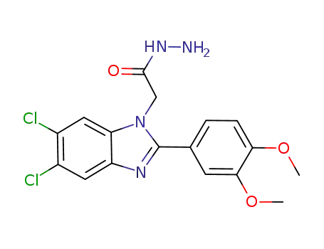 [5,6-dichloro-2-(3,4-dimethoxyphenyl)-1H-benzimidazol-1-yl]-acetic acid hydrazide