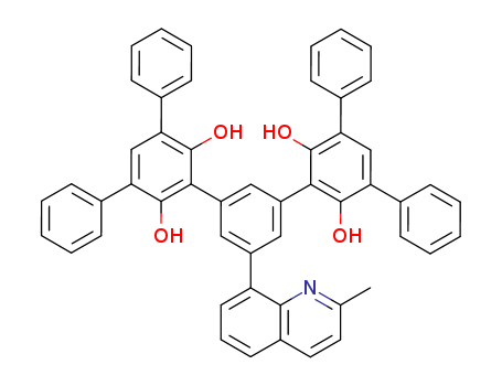 [1,1':3',1'':3'',1''':3''',1''''-Quinquephenyl]-2',2''',4',6'''-tetrol, 5''-(2-methyl-8-quinolinyl)-5',5'''-diphenyl-