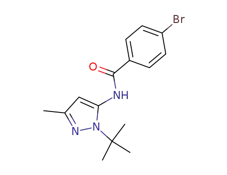 N-(tert-butyl-3-methylpyrazol-5-yl)-4-bromobenzamide