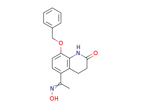 2(1H)-Quinolinone,
3,4-dihydro-5-[1-(hydroxyimino)ethyl]-8-(phenylmethoxy)-