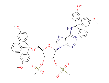 N<sup>6</sup>,O<sup>5</sup>'-bis(4,4'-dimethoxytrityl)-2',3'-di-O-mesyladenosine