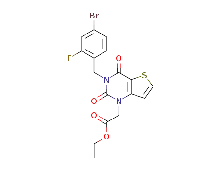 [3-(4-Bromo-2-fluoro-benzyl)-2,4-dioxo-3,4-dihydro-2H-thieno[3,2-d]pyrimidin-1-yl]-acetic acid ethyl ester