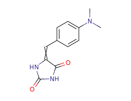 Molecular Structure of 10040-87-6 (5-[4-(dimethylamino)benzylidene]imidazolidine-2,4-dione)