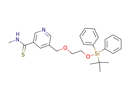 3-(N-methylthiocarbamoyl)-5-(2-tert-butyldiphenylsilyloxyethoxymethyl)pyridine