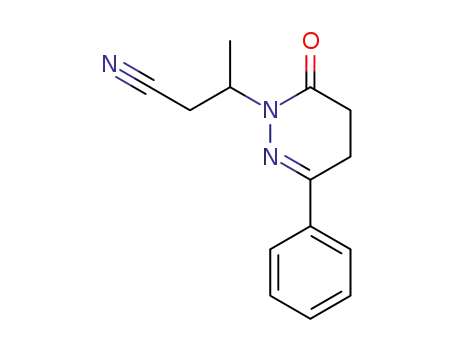 2-(2-cyano-1-methylethyl)-4,5-dihydro-6-phenyl-3(2H)-pyridazinone