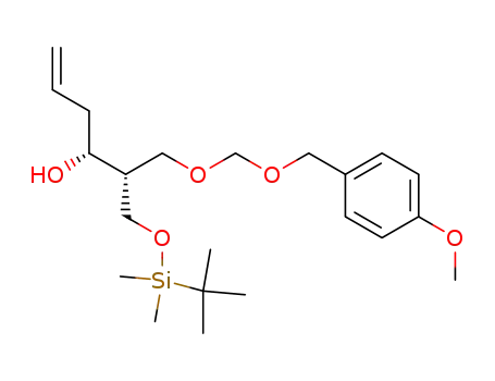(2R,3R)-1-(tert-Butyl-dimethyl-silanyloxy)-2-(4-methoxy-benzyloxymethoxymethyl)-hex-5-en-3-ol