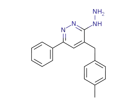3(2H)-Pyridazinone, 4-[(methylphenyl)methyl]-6-phenyl-, hydrazone