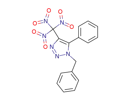 Molecular Structure of 116057-96-6 (1H-1,2,3-Triazole, 5-phenyl-1-(phenylmethyl)-4-(trinitromethyl)-)