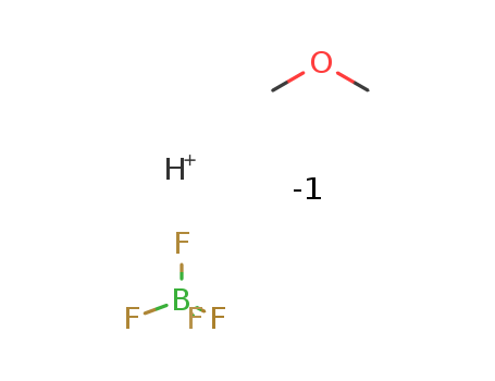 Hydrogen tetrafluoroborate(1-), compound with methyl ether (1:1)