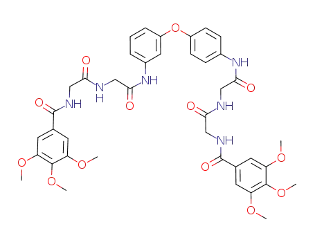 Molecular Structure of 1037570-05-0 (C<sub>40</sub>H<sub>44</sub>N<sub>6</sub>O<sub>13</sub>)