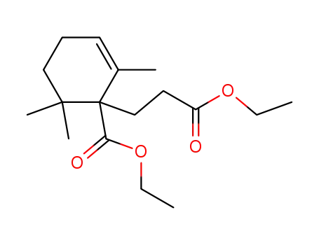 2-Cyclohexene-1-propanoic acid, 1-(ethoxycarbonyl)-2,6,6-trimethyl-,
ethyl ester