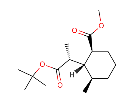 (1S,2R,3R)-2-((R)-1-tert-Butoxycarbonyl-ethyl)-3-methyl-cyclohexanecarboxylic acid methyl ester