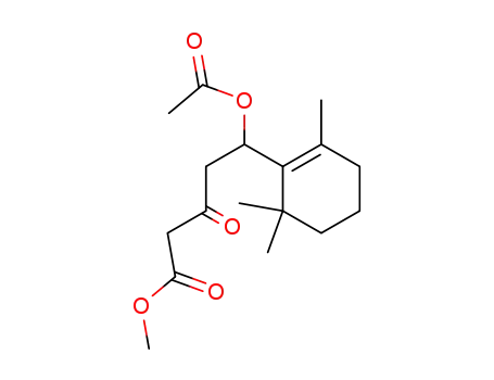 methyl 5-acetoxy-3-oxo-5-(2,6,6-trimethylcyclohexen-1-yl)pentanoate