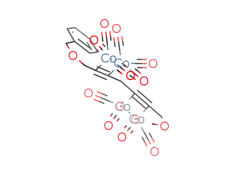 Molecular Structure of 282725-05-7 ([Co<sub>2</sub>(CO)6]2(C<sub>6</sub>H<sub>5</sub>CH<sub>2</sub>OCH<sub>2</sub>CCCH<sub>2</sub>CCCH<sub>2</sub>OCH<sub>3</sub>))