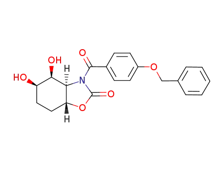 (3aR,4S,5R,7aR)-3-(4-benzyloxybenzoyl)-4,5-dihydroxy-octahydro-benzooxazol-2-one