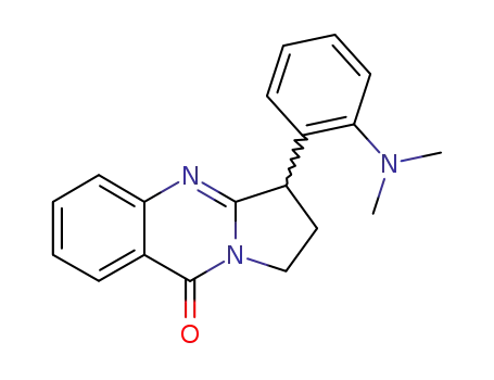 3-<2-(dimethylamino)phenyl>-2,3-dihydropyrrolo<2,1-b>quinazolin-9(1H)-one; Vasicolinone