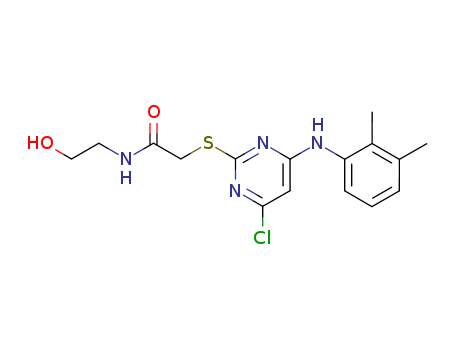 Acetamide,2-[[4-chloro-6-[(2,3-dimethylphenyl)amino]-2-pyrimidinyl]thio]-N-(2-hydroxyethyl)-