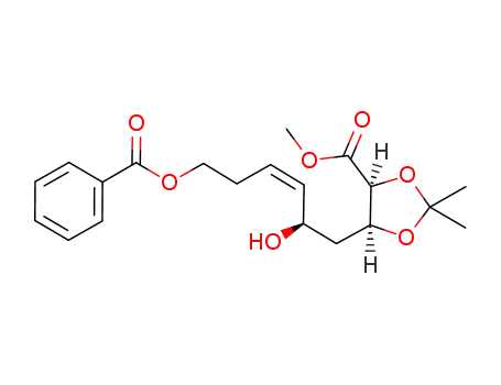 methyl (2S,3S,5R,6Z)-6-benzoyloxy-5-hydroxy-2,3-isopropylidenedioxy-6-nonenoate