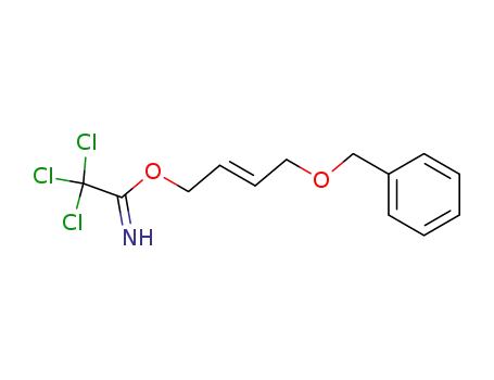 Ethanimidic acid, 2,2,2-trichloro-, 4-(phenylmethoxy)-2-butenyl ester,
(E)-