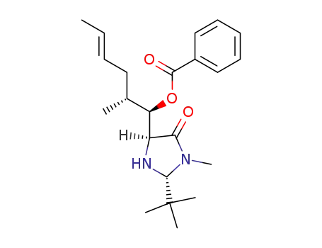 (2R,5S,1'R,2'R)-5-((E)-1'-benzoyloxy-2'-methyl-4'-hexenyl)-2-(tert-butyl)-3-methylimidazolidin-4-one