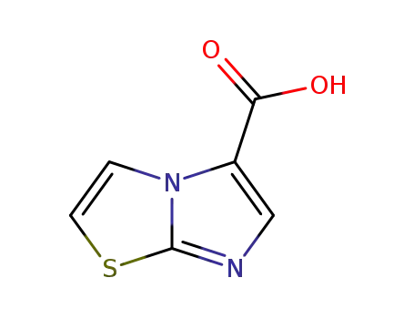Molecular Structure of 17782-81-9 (Imidazo[2,1-b]thiazole-5-carboxylic acid)
