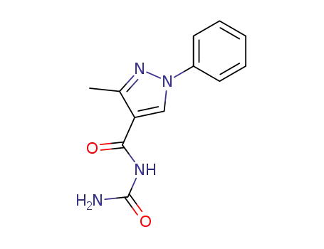allophanoyl-4 methyl-3 phenyl-1 pyrazole