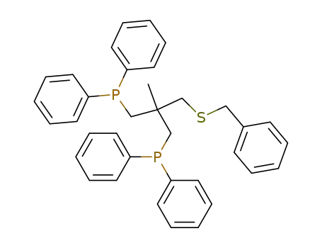 1-benzylthio-3-diphenylphosphanyl-2-diphenylphosphanylmethyl-2-methylpropane