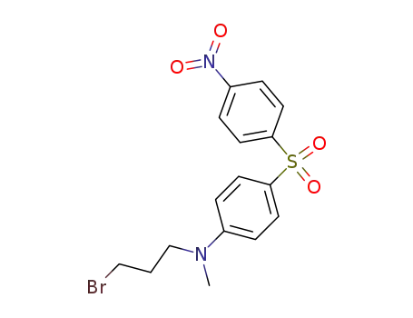 Benzenamine, N-(3-bromopropyl)-N-methyl-4-[(4-nitrophenyl)sulfonyl]-