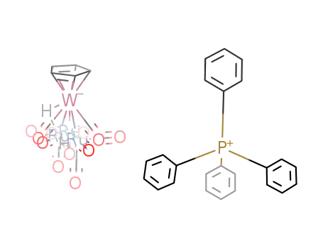 {PPh4}{(μ-H)2WRu3Cp(CO)11}
