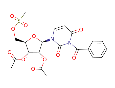 3-N-benzoyl-2',3'-di-O-acetyl-5'-O-(methanesulfonyl)uridine