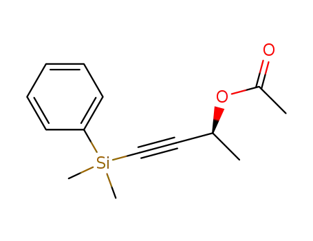 Acetic acid (S)-3-(dimethyl-phenyl-silanyl)-1-methyl-prop-2-ynyl ester
