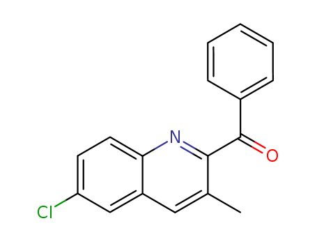 Methanone, (6-chloro-3-methyl-2-quinolinyl)phenyl-