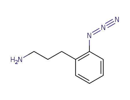 Molecular Structure of 146954-33-8 (Benzenepropanamine, 2-azido-)