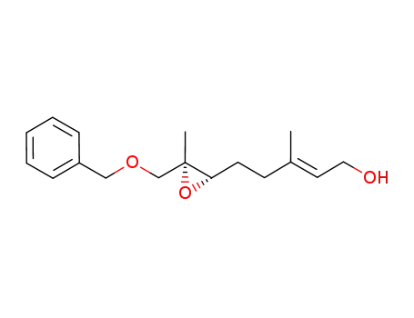 (-)-6,7-epoxy-8-(benzyloxy)geranyl alcohol