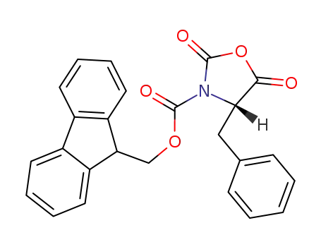 Molecular Structure of 129288-43-3 (fmoc-L-phenylalanine N-carboxy anhydride)